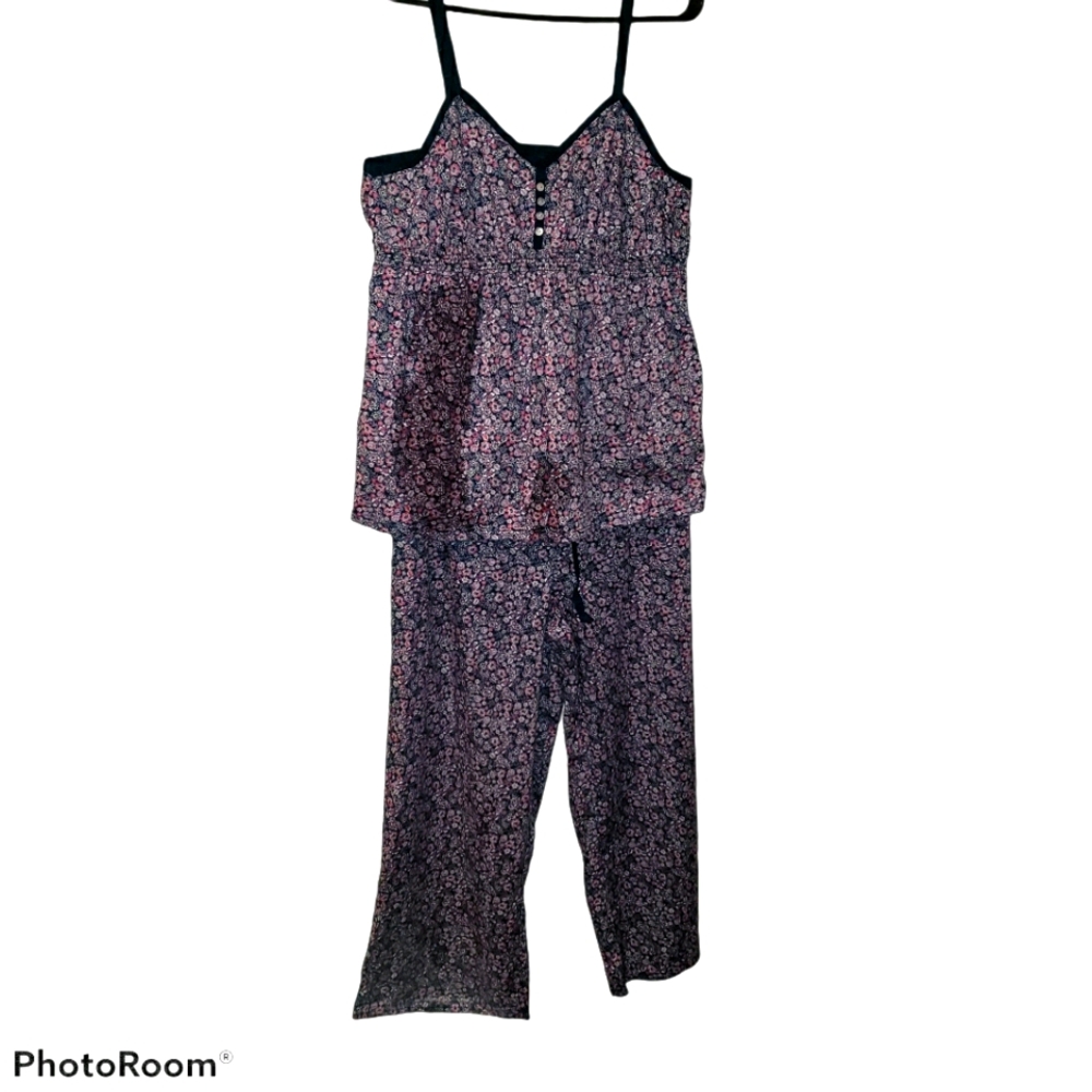 Vintage women's large 2 piece pajamas set